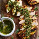 Chimichurri Grilled Chicken Bowl with Garlic Sauce Recipe