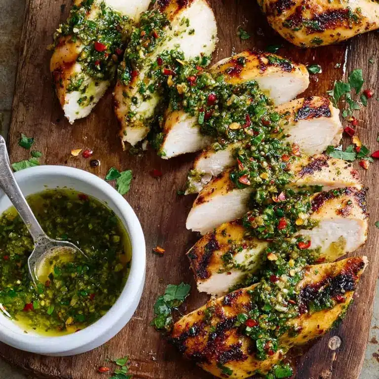 Chimichurri Grilled Chicken Bowl with Garlic Sauce Recipe