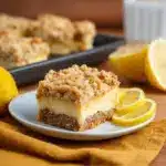 Lemon Oatmeal Crumble Bars
