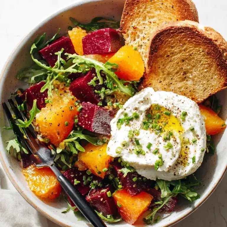 Roasted Beets and Carrots Salad with Burrata Recipe