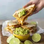 Crockpot Queso Chicken Quesadillas Recipe