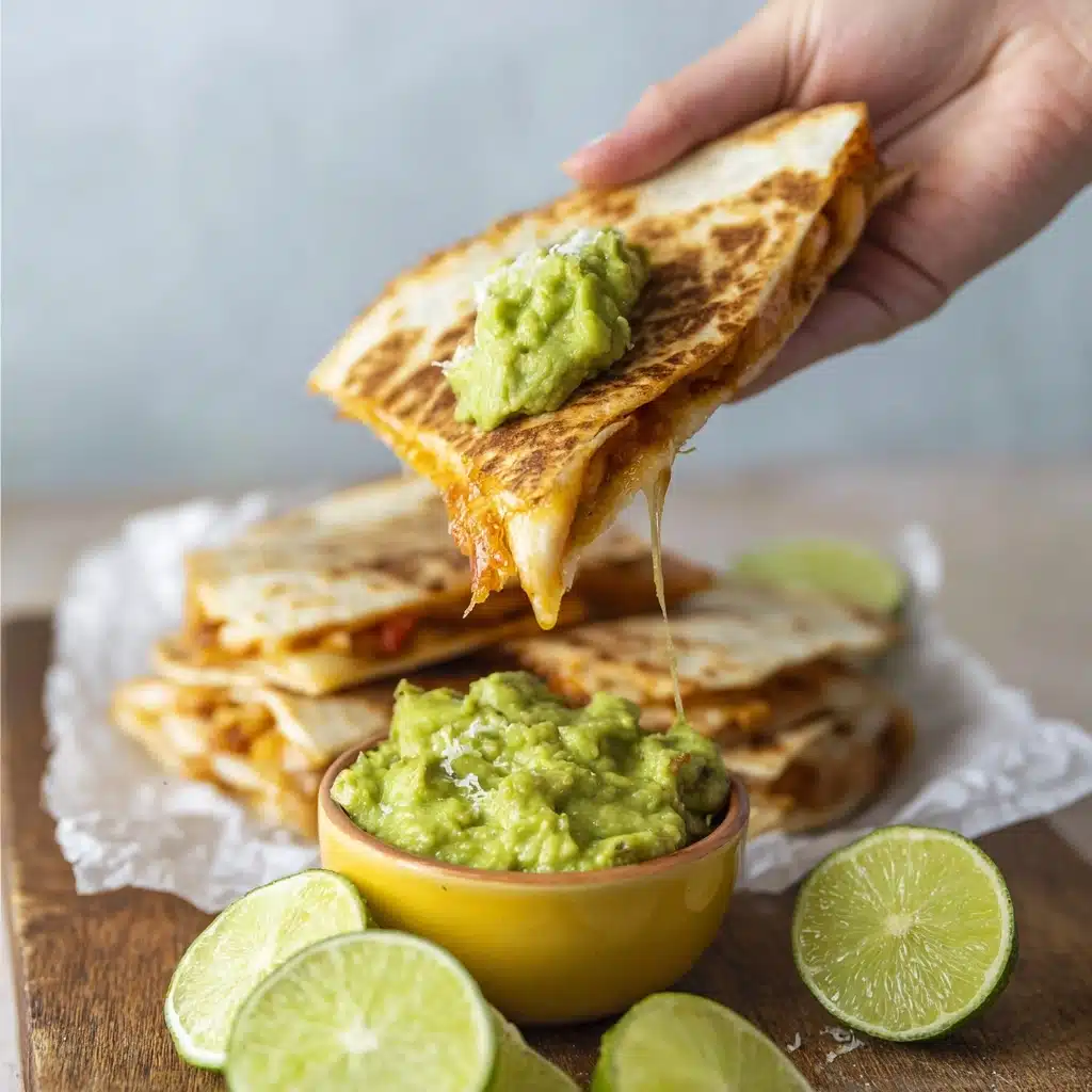 Crockpot Queso Chicken Quesadillas Recipe - Recipe Image