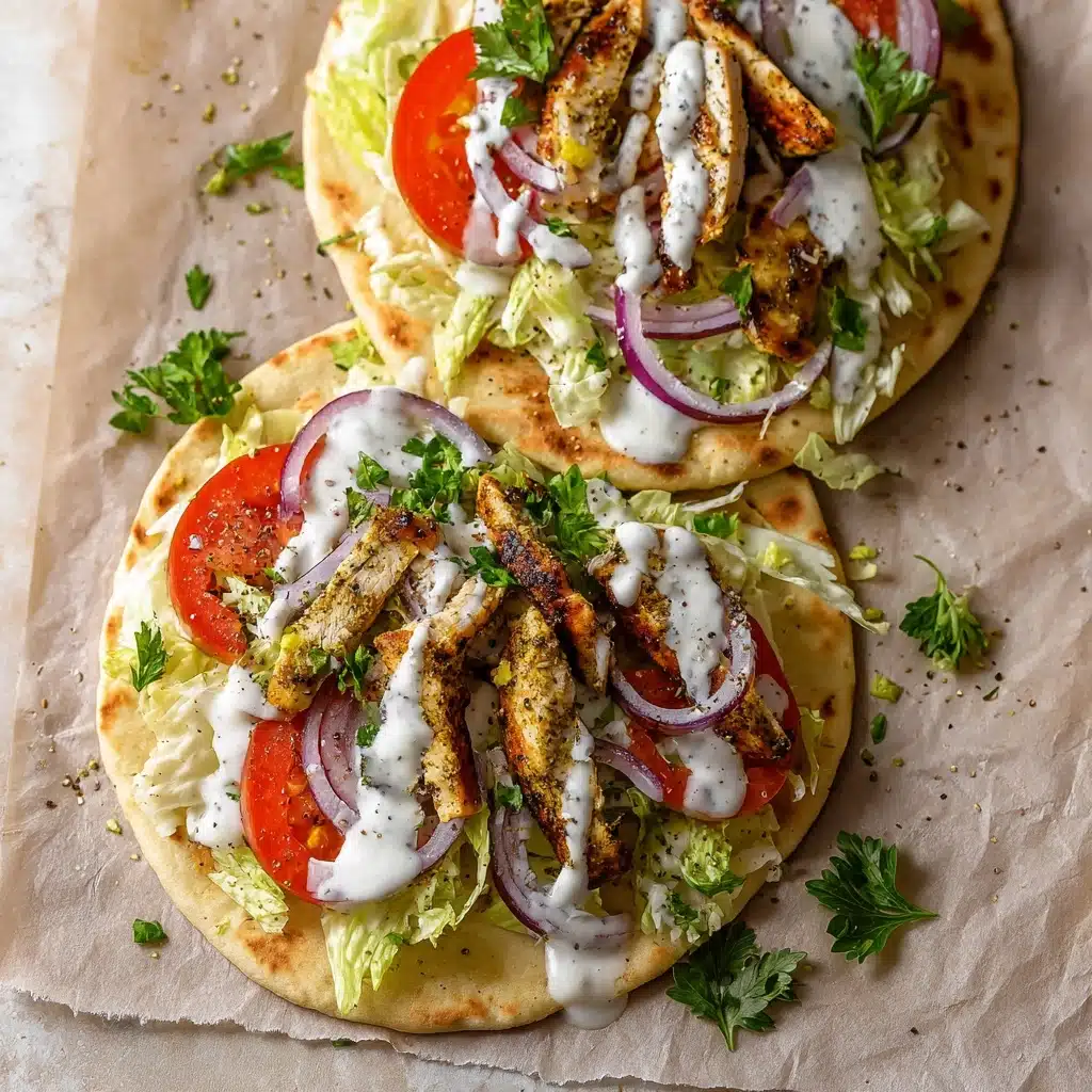 Greek Chicken Gyros Recipe - Recipe Image
