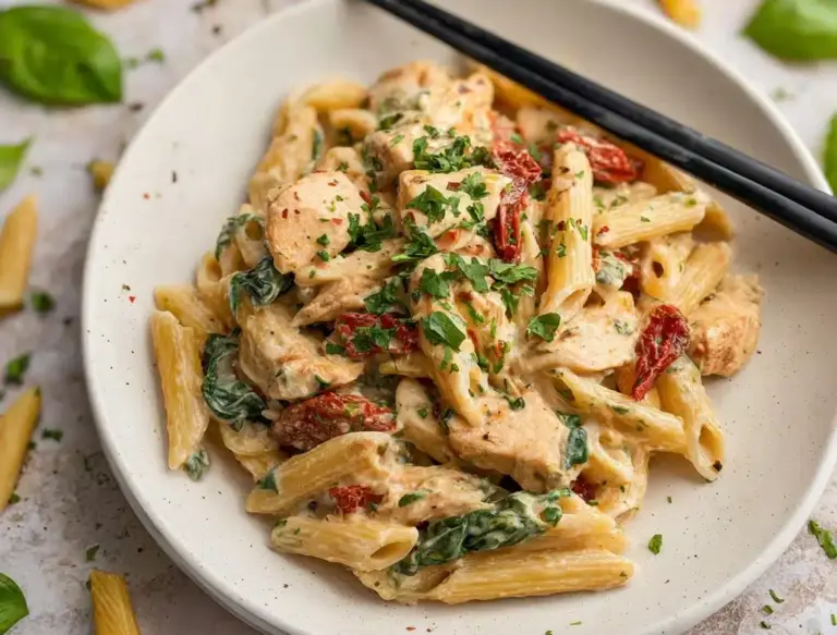 Crock Pot Creamy Cajun Chicken Pasta Recipe