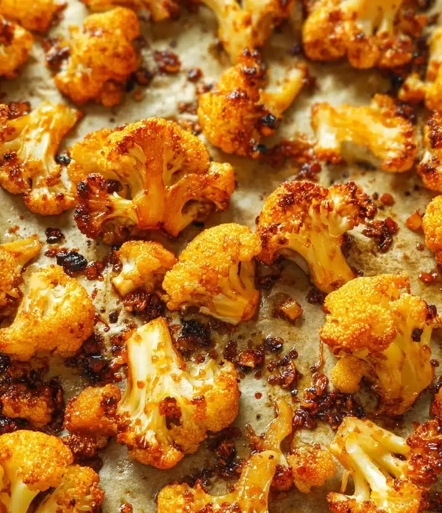 Sweet and Spicy Baked Cauliflower Recipe