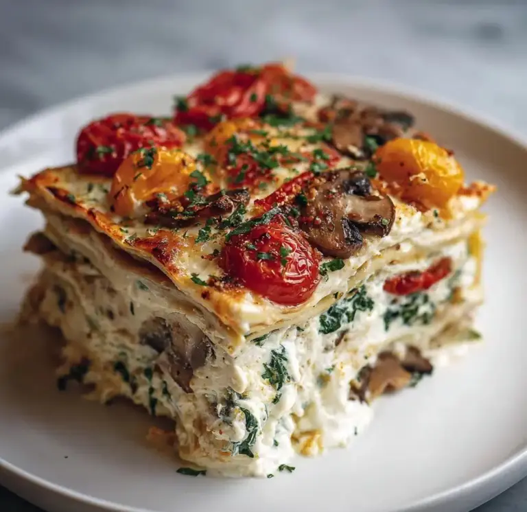 Loaded Veggie White Lasagna: A Healthy Twist on Tradition Recipe