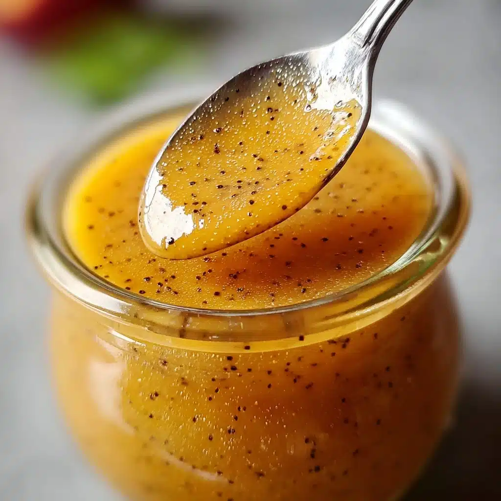 Peach Honey Dijon Balsamic Vinaigrette Recipe - Recipe Image