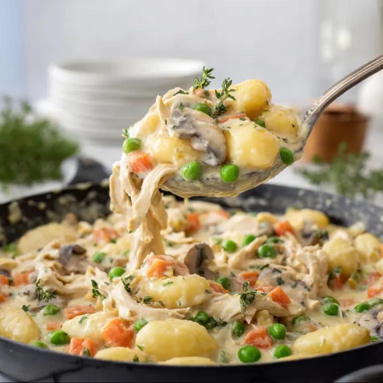 One Pot Gnocchi Chicken Pot Pie Recipe