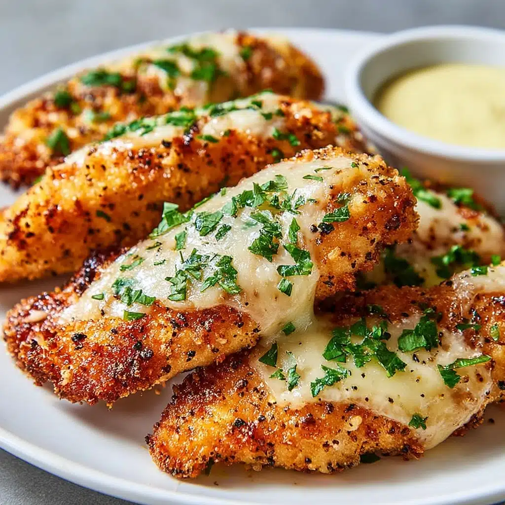 Irresistible Lemon Garlic Parmesan Chicken Tenders Recipe - Recipe Image