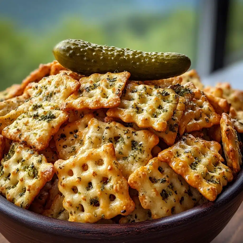 Dill Pickle Chex Mix: A Tangy Snack Sensation Recipe - Recipe Image