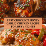 Crockpot Honey Garlic Chicken Recipe