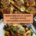 Mediterranean Lemon Chicken with Artichokes & Olives Recipe