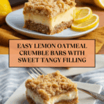 Lemon Oatmeal Crumble Bars