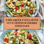 Greek Pasta with Feta and Olives Recipe