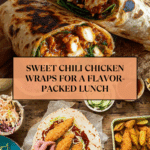 Sweet Chili Chicken Wraps: A Spicy-Sweet Lunch Favorite! Recipe