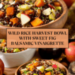 Wild Rice Harvest Bowls with Fig Balsamic Vinaigrette Recipe