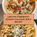 Creamy Parmesan Italian Sausage Soup Recipe