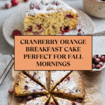 Cranberry Orange Breakfast Cake Recipe