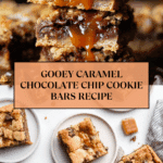 Caramel Chocolate Chip Cookie Bars Recipe