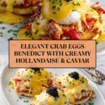 Crab Eggs Benedict with Caviar Recipe