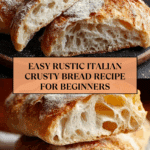 Rustic Italian Crusty Bread Recipe