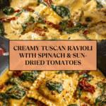 Creamy Tuscan Ravioli Recipe
