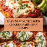 Incredible 20-Minute Baked Chicken Parmesan You'll Crave Recipe