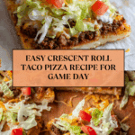 Easy Crescent Roll Taco Pizza Recipe