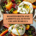 Roasted Beets and Carrots Salad with Burrata Recipe