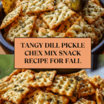 Dill Pickle Chex Mix: A Tangy Snack Sensation Recipe
