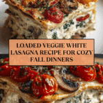 Loaded Veggie White Lasagna: A Healthy Twist on Tradition Recipe