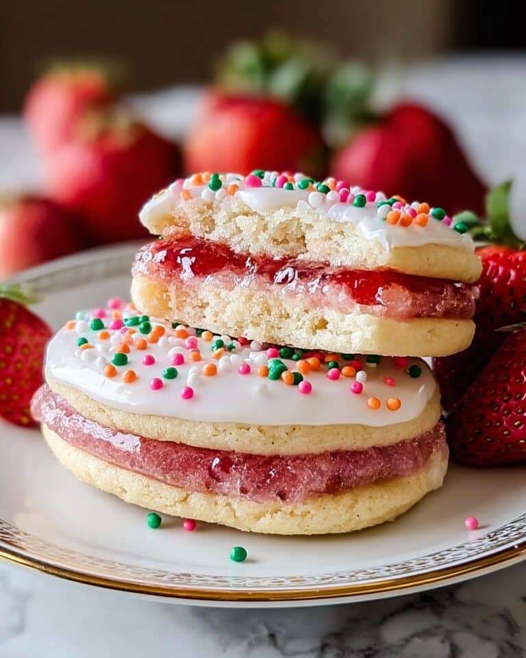 Strawberry Pop Tart Sugar Cookies Recipe