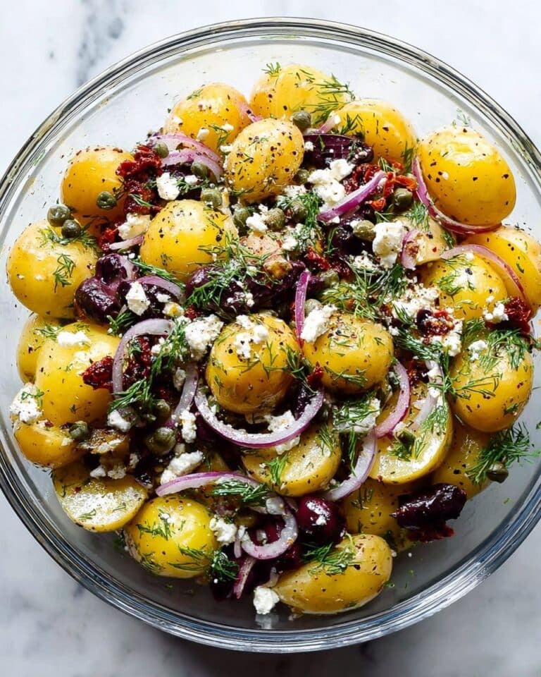 Greek Potato Salad with Feta, Olives & Zesty Herb Vinaigrette Recipe