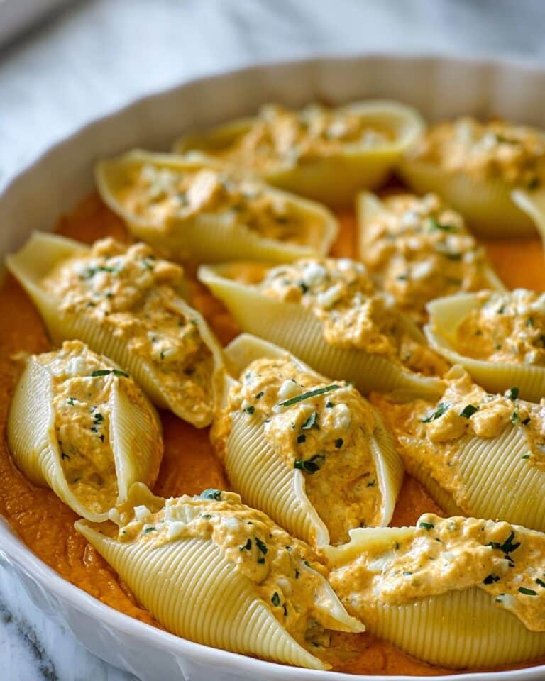 Creamy Pumpkin Ricotta Stuffed Shells Recipe