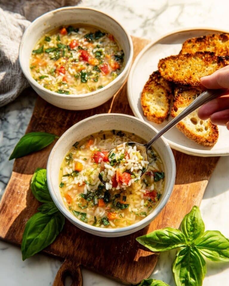 Mediterranean Orzo Soup Recipe