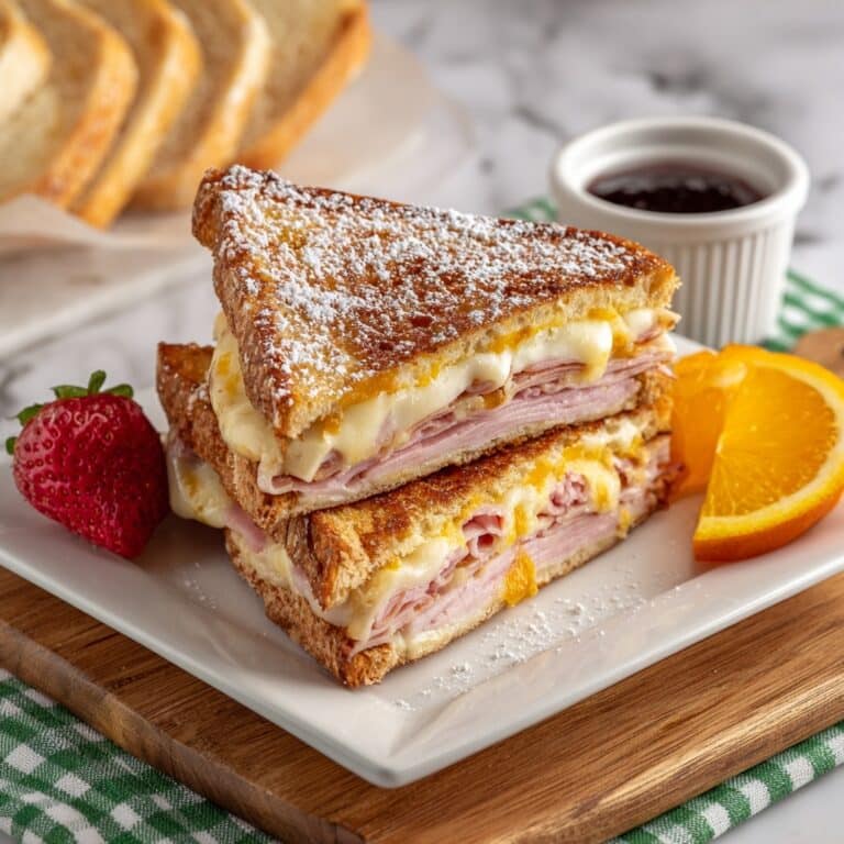 Monte Cristo Style Grilled Cheese Sandwich Recipe