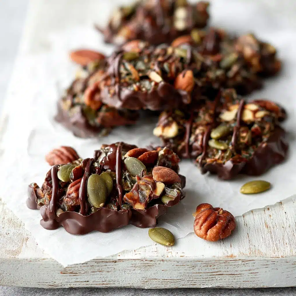 Dark Chocolate Nut Squares Recipe - Recipe Image