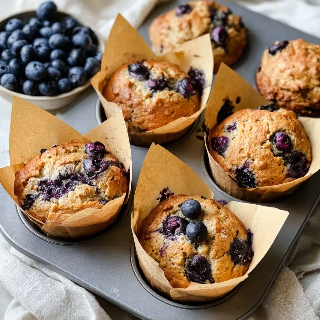 Homemade Blueberry Protein Muffins Recipe - Recipe Image