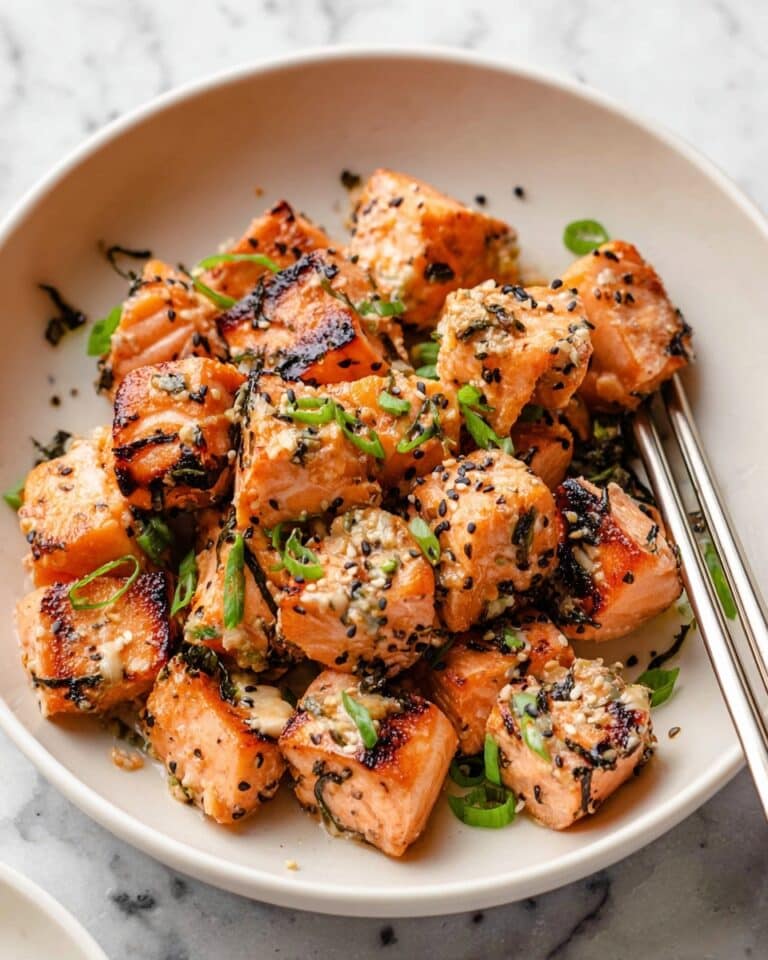 Air Fryer Bang Bang Salmon Bites Recipe