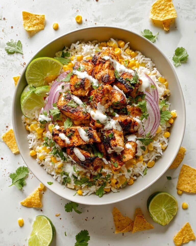 Street Corn Chicken Rice Bowl Recipe