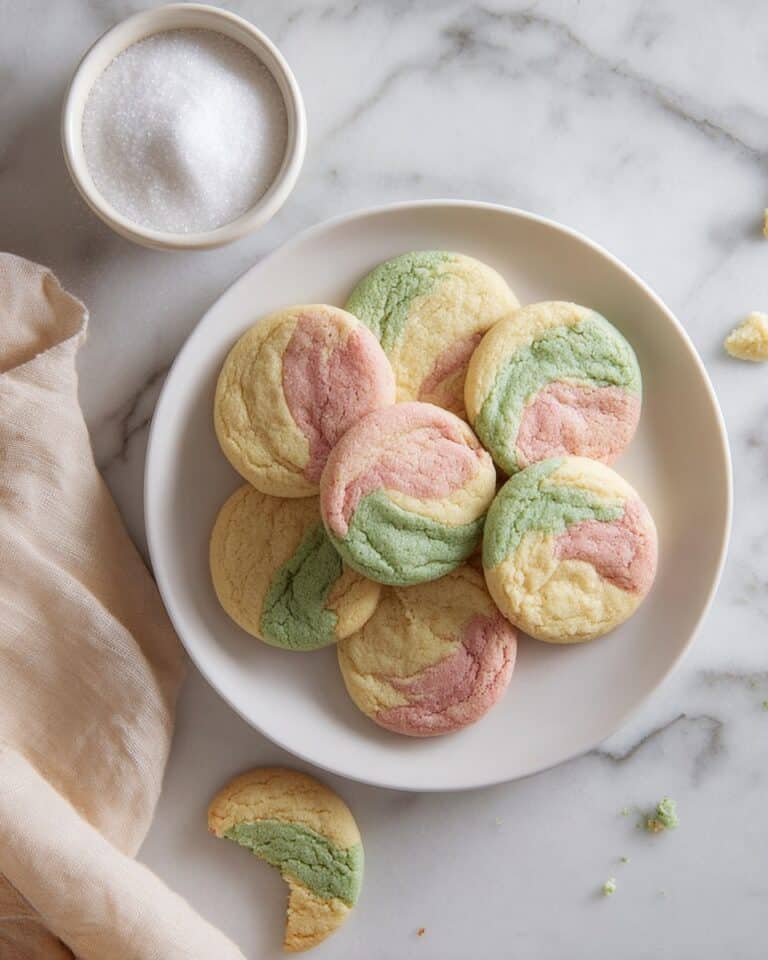 Strawberry Matcha Marble Cookies Recipe