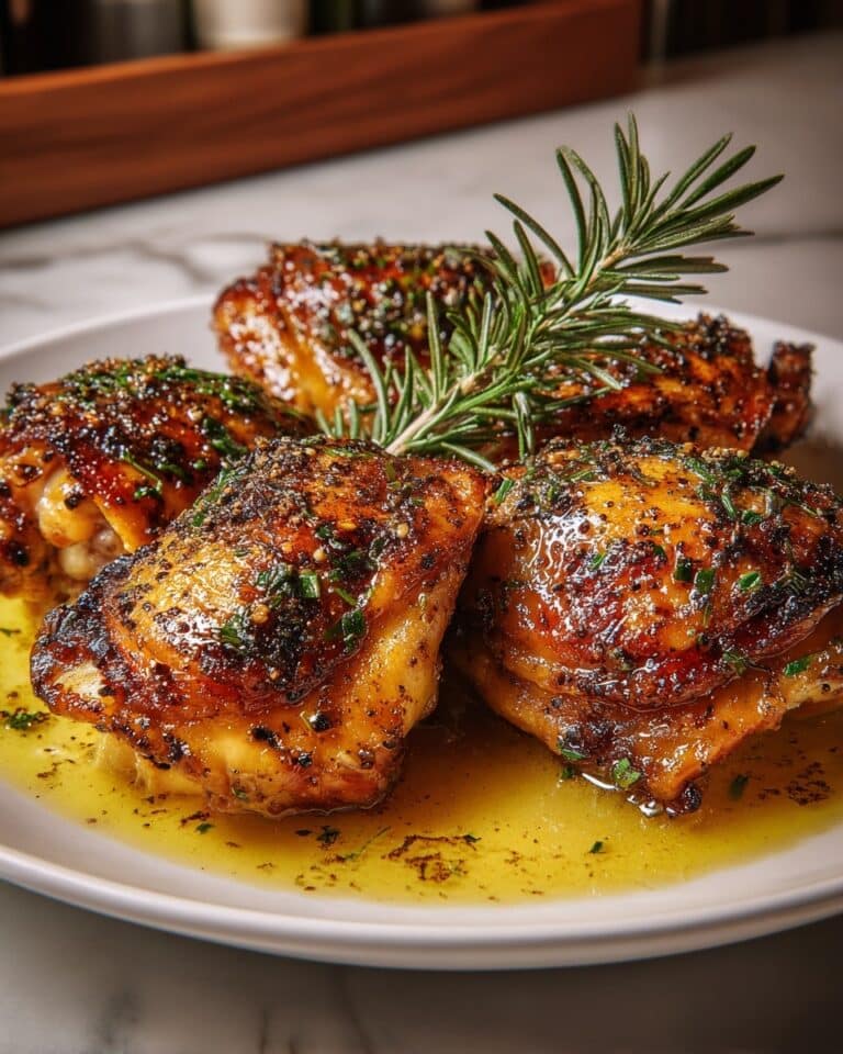 Lemon Paprika Roast Chicken Thighs Recipe