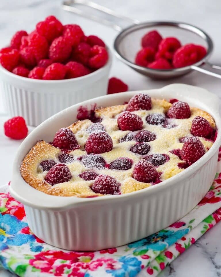 Lemon Raspberry Cottage Cheese Bake Recipe
