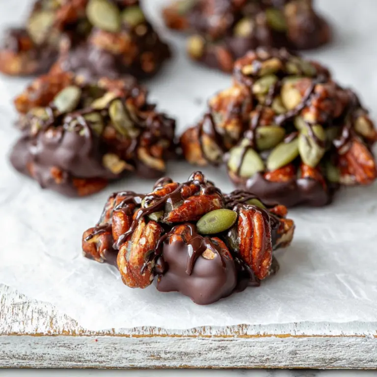 Dark Chocolate Nut Squares Recipe