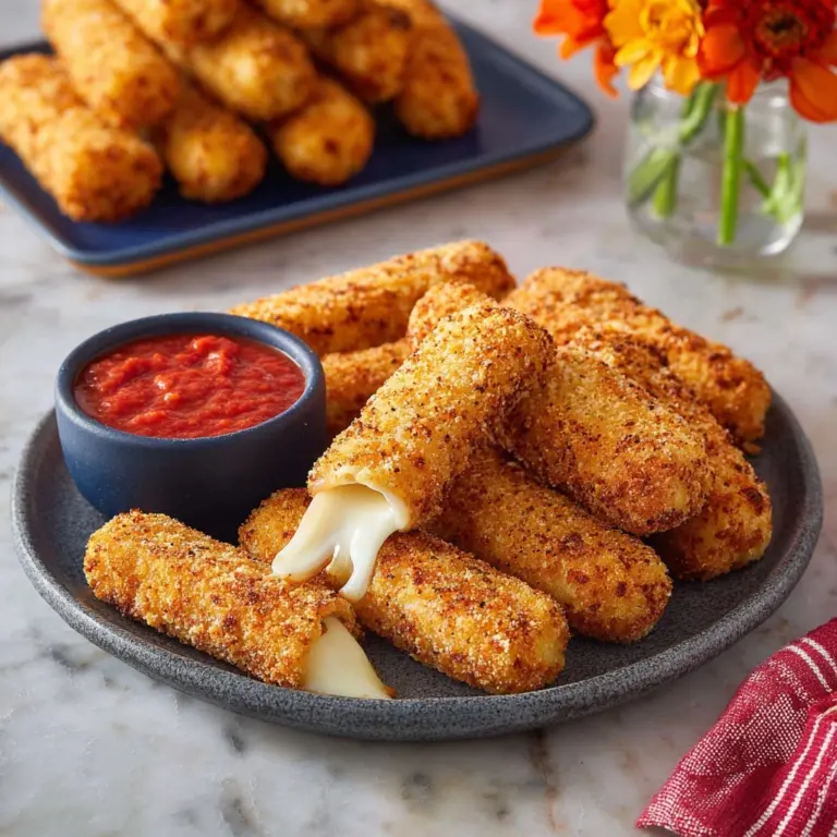 Easy Irresistible Mozzarella Cheese Sticks Recipe