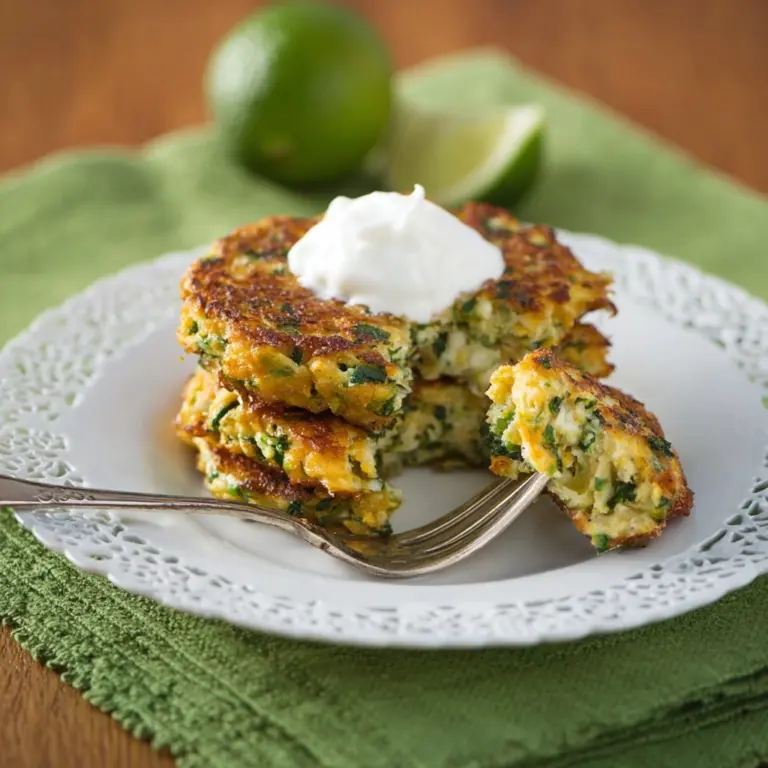 Healthy Zucchini Fritters Side Dish Recipe