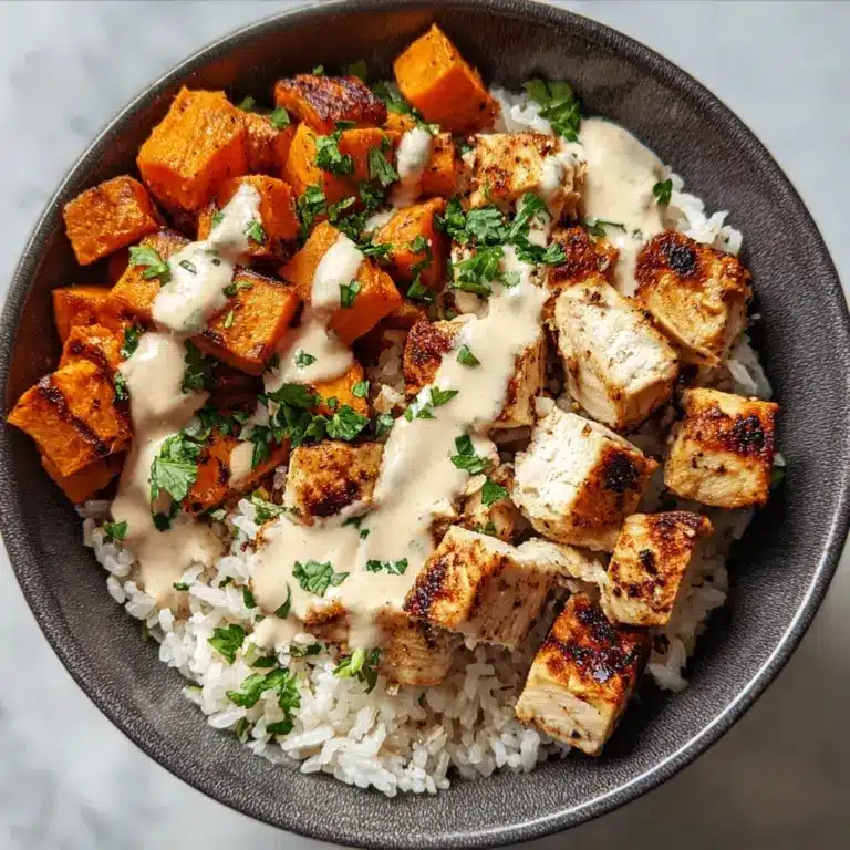 Chicken and Sweet Potato Rice Bowl Recipe