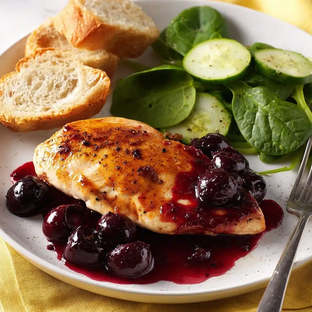 Cherry Balsamic Glazed Chicken Recipe - Recipe Image