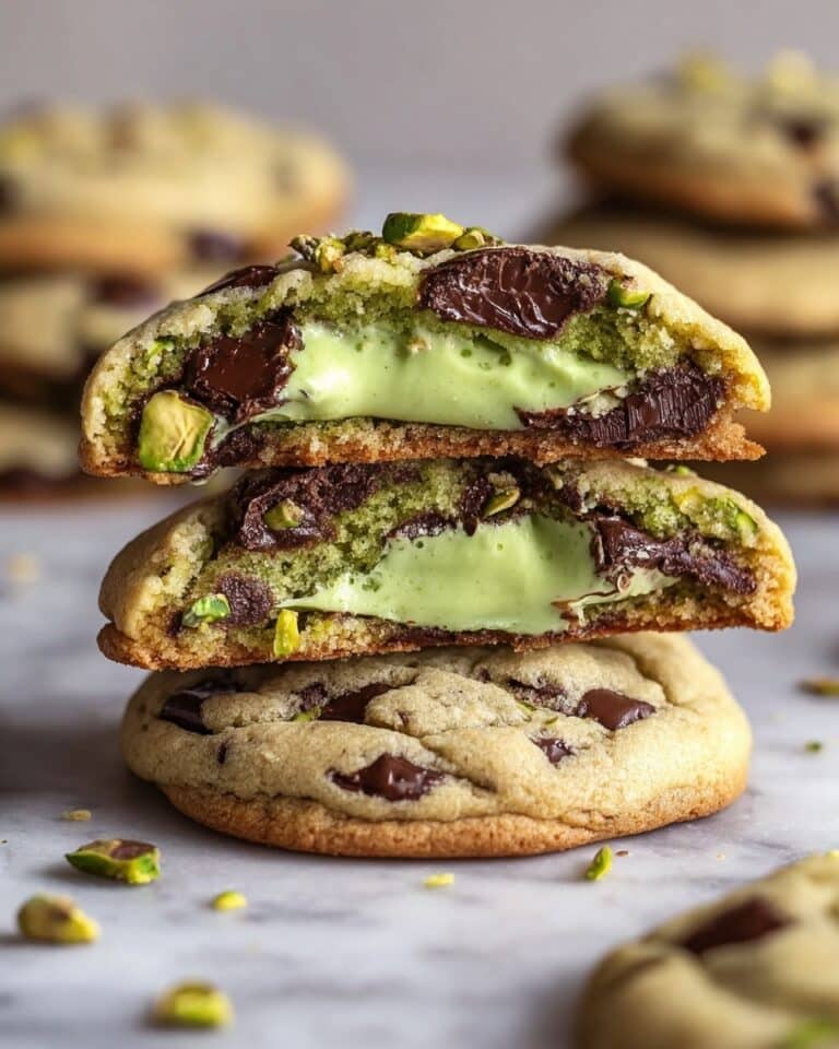 Pistachio Cream Cookies with Chocolate Chunks Recipe
