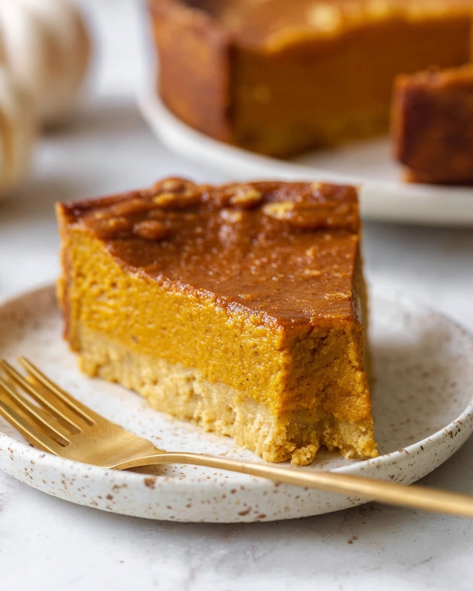 A round pumpkin cake with a golden-brown crunchy top layer that looks rough and textured, surrounded by a darker, slightly burnt crust around the edges. The cake sits on a silver metal tray placed on a white marbled surface. In the background, there are two pumpkins, one large and light orange and the other small and white, along with a vase holding bright yellow sunflowers. The scene is warm and cozy with natural light. Photo taken with an iphone --ar 4:5 --v 7